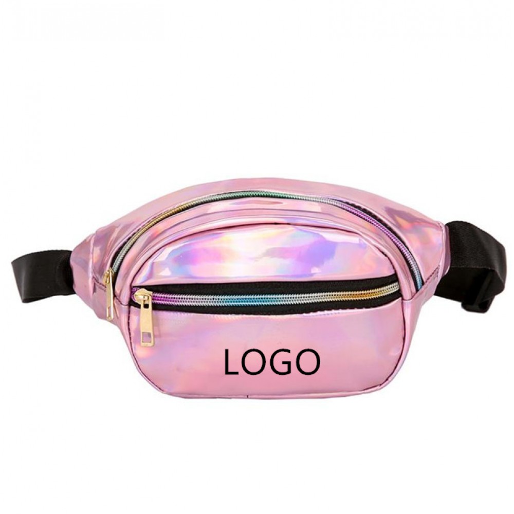 Custom Hologram Laser Waist Bag Custom Imprinted Custom Hologram Laser Waist Bag Custom Imprinted