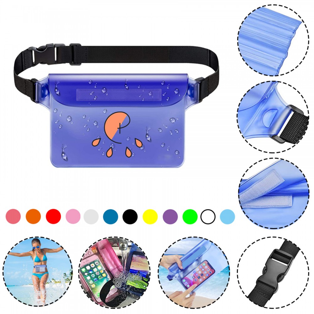 Personalized Waterproof Pouches with Waist Strap
