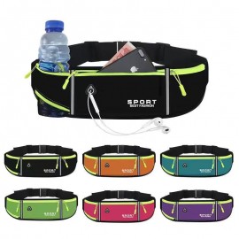Multi-functional Sports Fanny Pack with Bottle Holder with Logo  Multi-functional Sports Fanny Pack with Bottle Holder with Logo