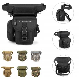 Customized Tactical Sling Leg Bag Multifunctional Canvas Tool Pouch Drop Thigh Waist Fanny Pack