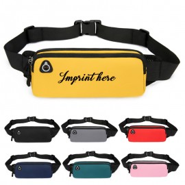 Bright Color Compact Nylon Fanny Pack with Logo
