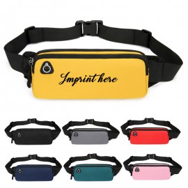 Bright Color Compact Nylon Fanny Pack with Logo  Bright Color Compact Nylon Fanny Pack with Logo