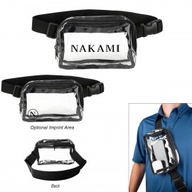 Personalized Anywhere Clear Belt Bag