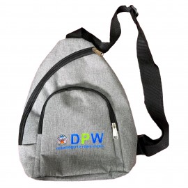 Promotional Cross body Backpack with Hit Transfer Print logo Branding