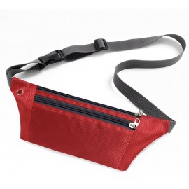 Customized Triple Zip Fanny Pack