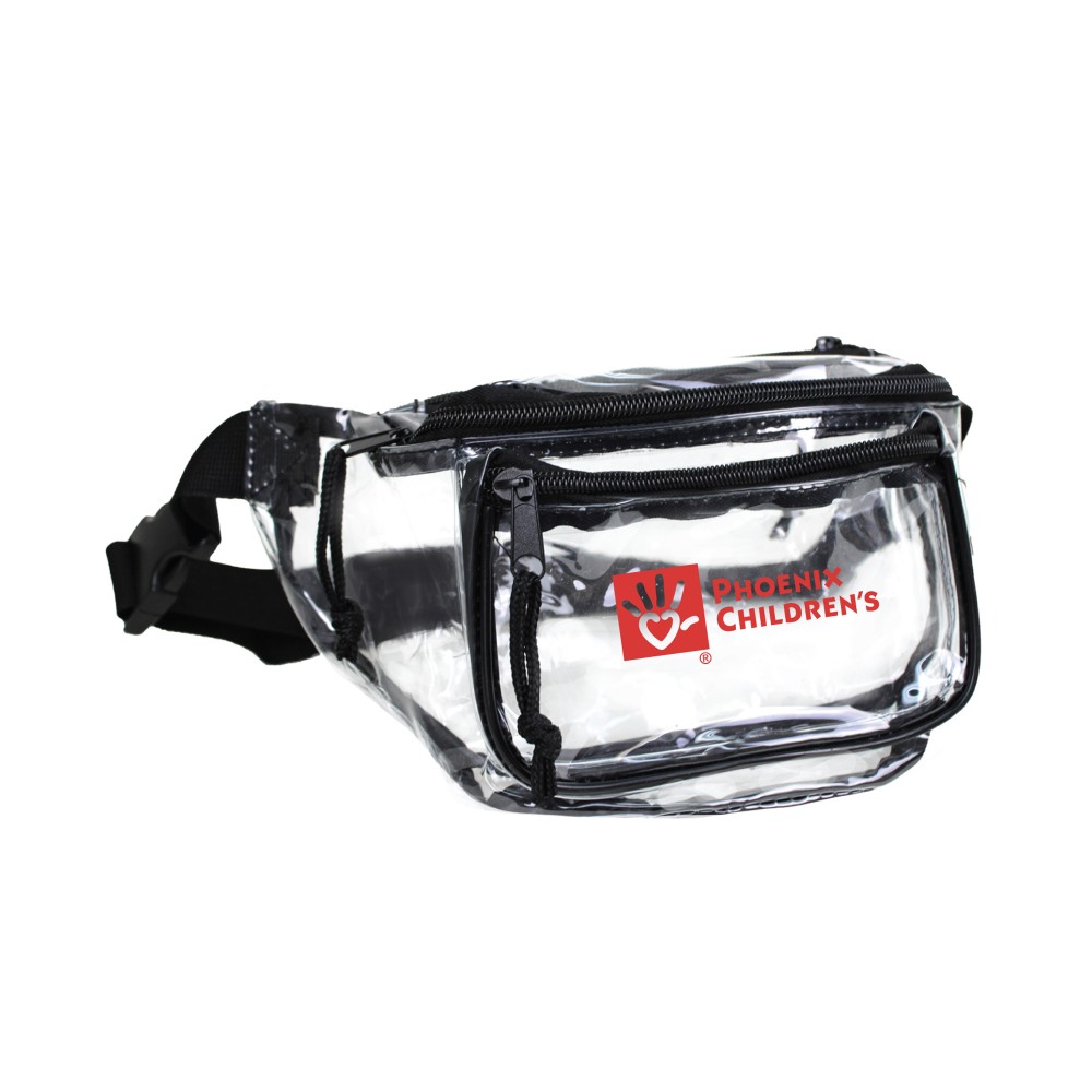 Custom Clear Multi Pocket Fanny Pack Custom Clear Multi Pocket Fanny Pack