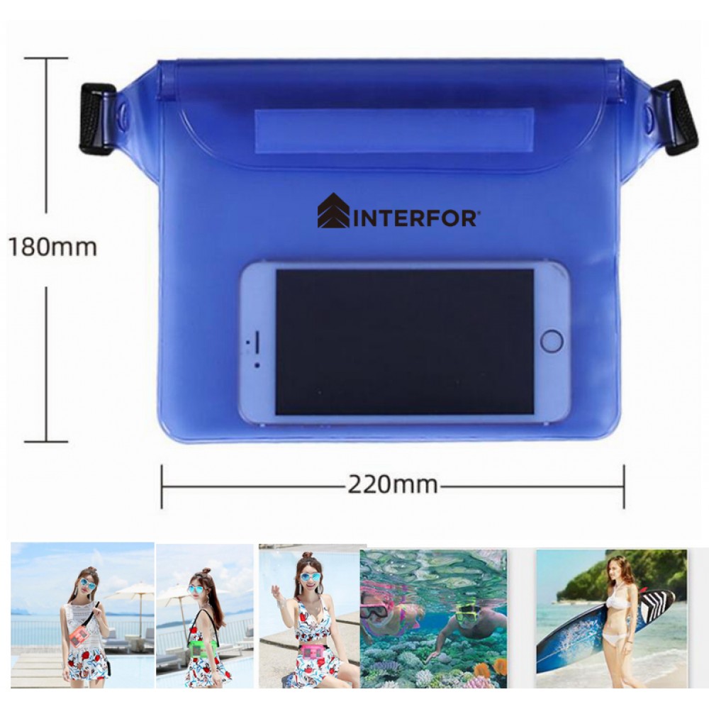 PVC Waterproof Fanny Bag Logo Branded PVC Waterproof Fanny Bag Logo Branded