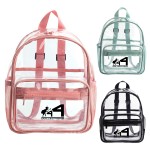 Promotional Candy Color PVC Transparent Backpack