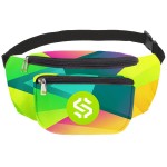 Double Zipper Fanny Pack with Logo