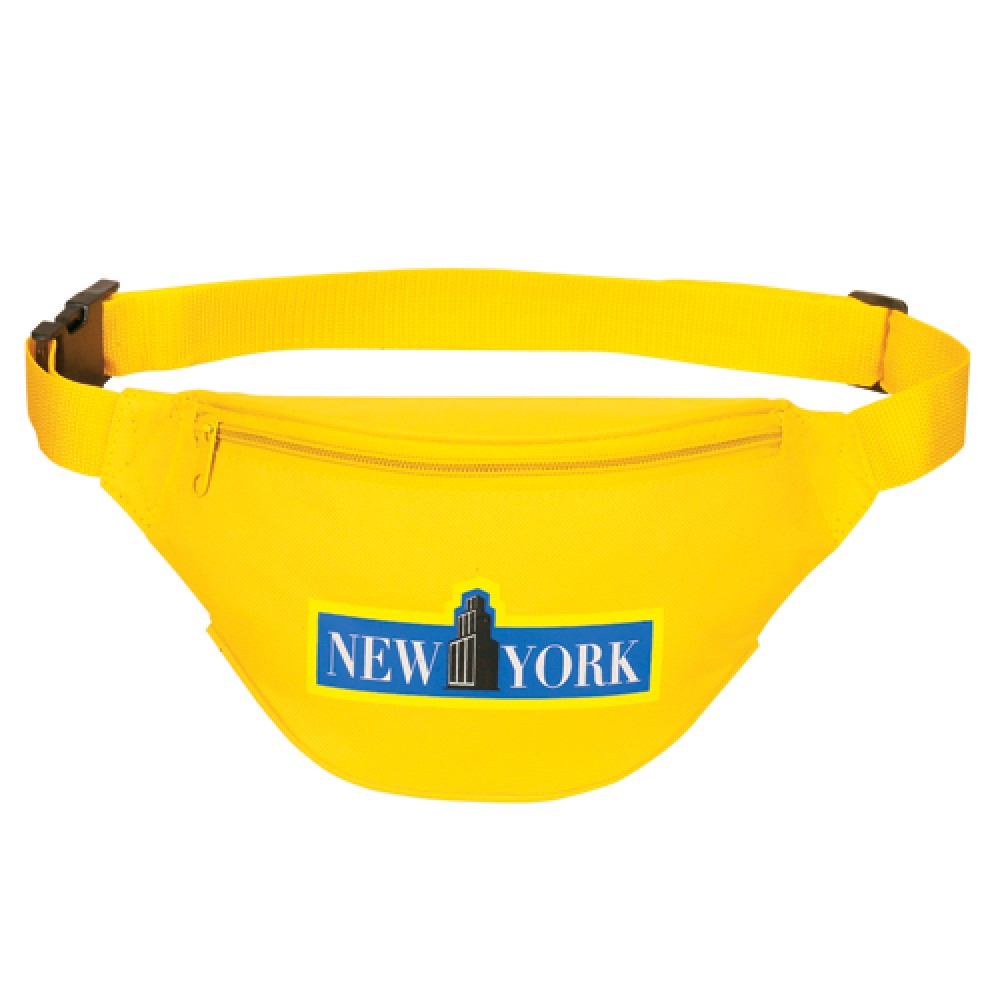 2 Zippered Fanny Pack with Logo