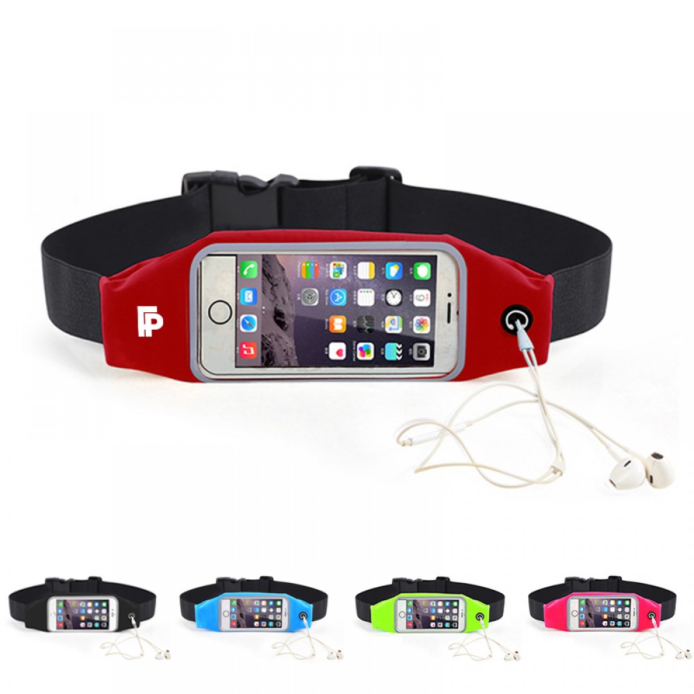 Waterproof Running Touch Screen Belt / Running Belt Fanny Pack Logo Branded