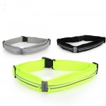 Reflective Outdoor Sports Fanny Pack Fitness Mobile Phone Waist W/ Two-Pocket with Logo