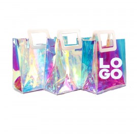 Personalized Clear Iridescent Bag  Personalized Clear Iridescent Bag