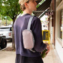 Simple Belt Bag (Natural Canvas) with Logo