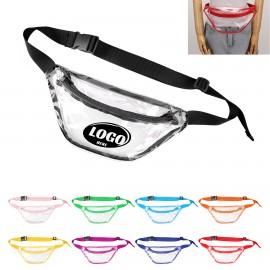 PVC Clear Sport Fanny Pack with Logo