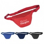 600 Denier Polyester One Pocket Fanny Pack with Logo