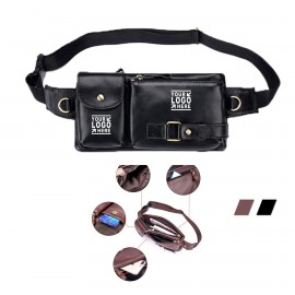 Cowhide Funny Pack with Logo  Cowhide Funny Pack with Logo