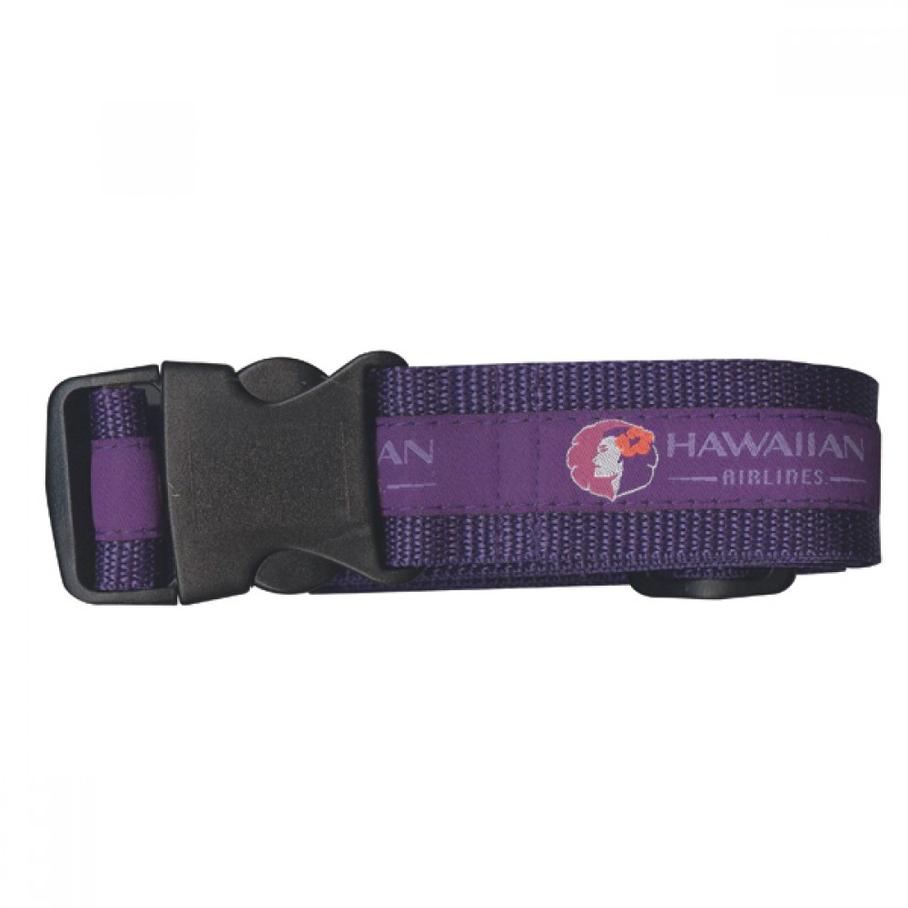 Woven Luggage Strap with Logo