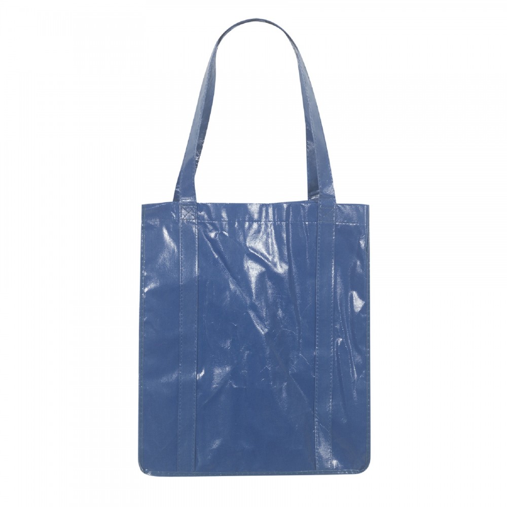 Heavy Duty Grocery Bag 80 GSM with Laminated Pearl Finish 13"w x 15"h x 10"G with Logo