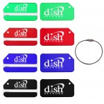 Aluminum Luggage Tag Logo Branded