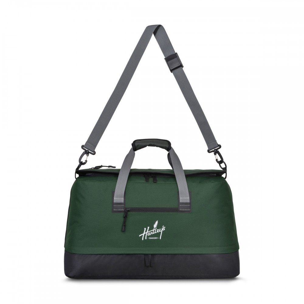 Custom Printed Brighton Adjustable Duffel - Deep Forest Green Custom Printed Brighton Adjustable Duffel - Deep Forest Green