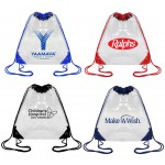 Personalized Clear Stadium Security Compliant Drawstring Bag