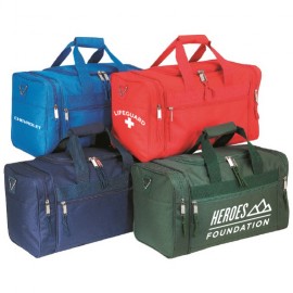 Custom 17" Solid Color Duffel Bag  Custom 17" Solid Color Duffel Bag