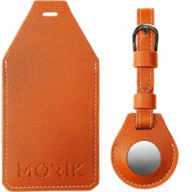 Logo Branded Luggage Tag With Airtag holder
