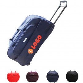 Customized Large Wheeled Travel Duffel Bag With Pull Rod