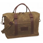 Jet Setter (Waxed Canvas w/Leather Handles) with Logo