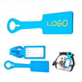 Silicone Luggage Tag Custom Printed  Silicone Luggage Tag Custom Printed