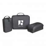 Customized Renew rPET 3 Piece Packing Cube Set - Black