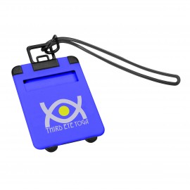 Personalized the Essentials Luggage Tag - Blue  Personalized the Essentials Luggage Tag - Blue