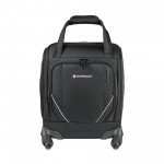 Customized American Tourister Zoom Turbo Spinner Underseat Carry-On - Black