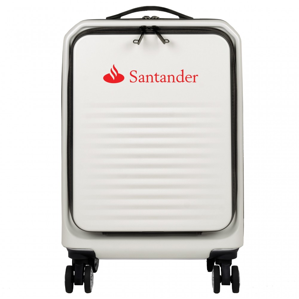 Logo Branded Tech Access Hard Shell Carry-On Logo Branded Tech Access Hard Shell Carry-On
