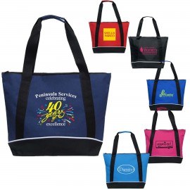 Horizon Zipper Tote with Logo  Horizon Zipper Tote with Logo