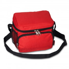 Everest Cooler / Lunch Bag, Red with Logo  Everest Cooler / Lunch Bag, Red with Logo