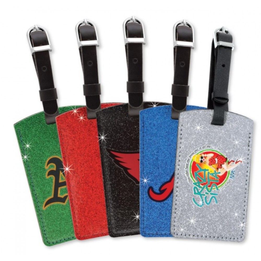 Sparkle Luggage/ Bag Tag 1 Color Print Custom Printed Sparkle Luggage/ Bag Tag 1 Color Print Custom Printed