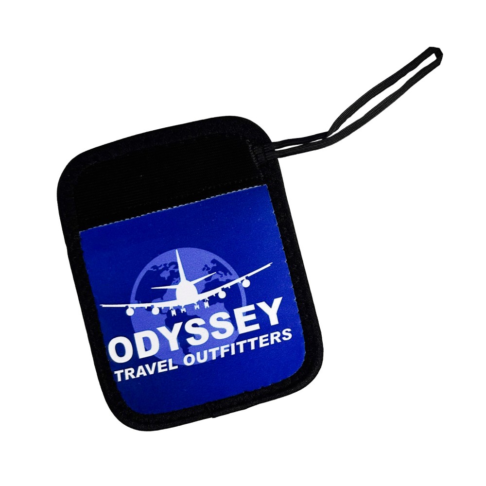 Full Color Sublimated Comfy-Grip Luggage/ID Tag with Logo Full Color Sublimated Comfy-Grip Luggage/ID Tag with Logo