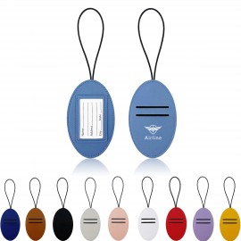 Waterproof Oval Luggage Tag with Logo