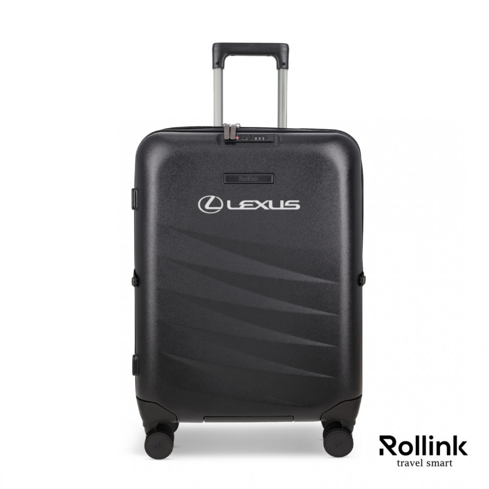 Rollink Mono 26" Medium Checked Luggage with Logo
