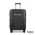 Rollink Mono 26" Medium Checked Luggage with Logo