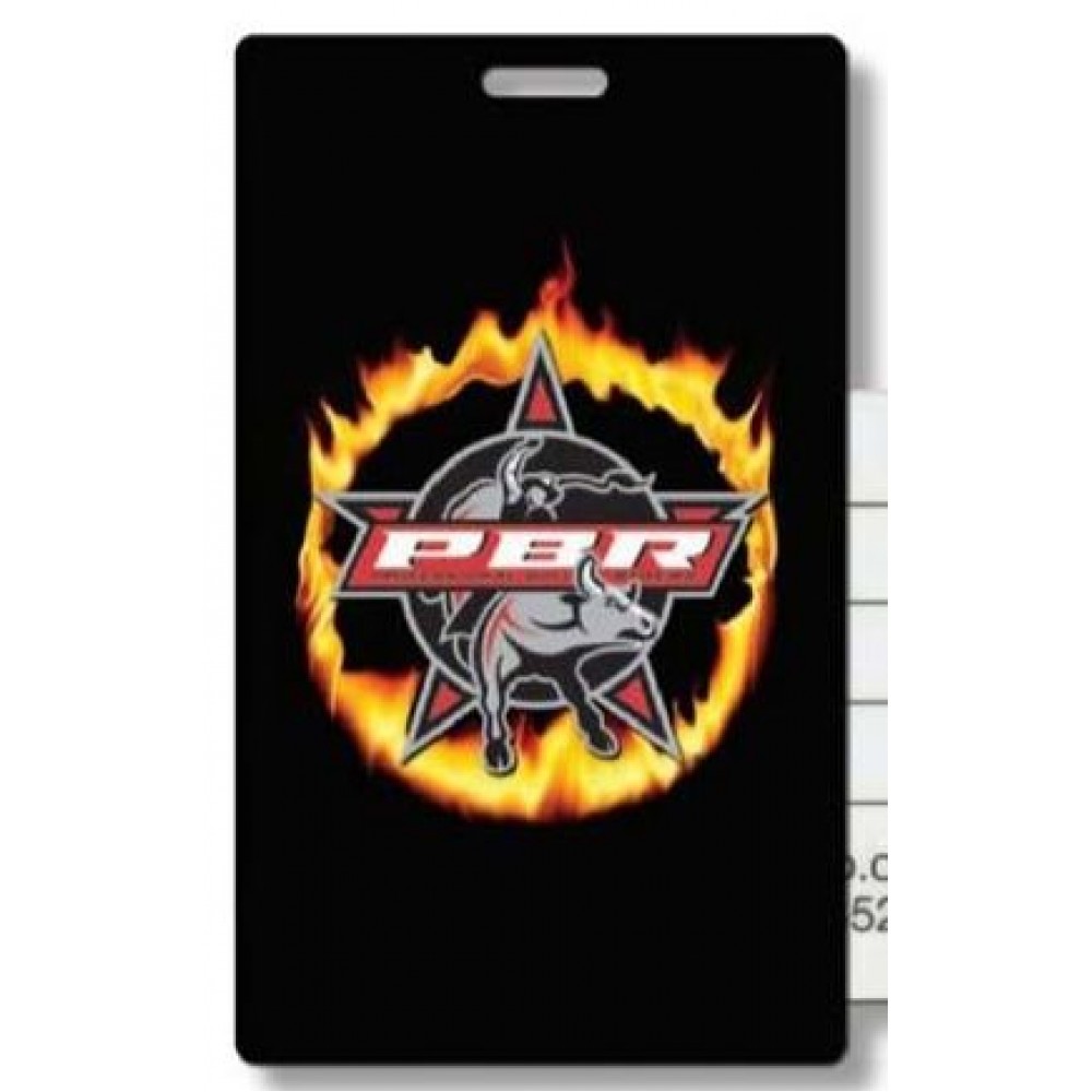 Logo Branded Rectangular Luggage Tag - 24 mil Logo Branded Rectangular Luggage Tag - 24 mil