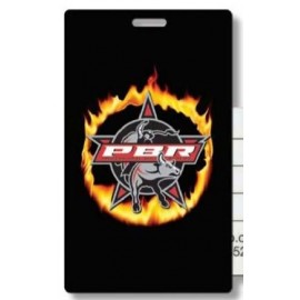 Logo Branded Rectangular Luggage Tag - 24 mil