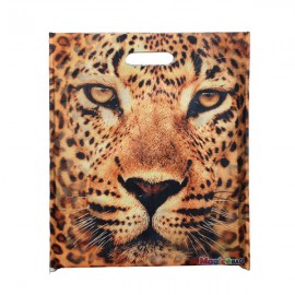 Promotional Large Full Color Tote Shopping Bag With Die-Cut Handles