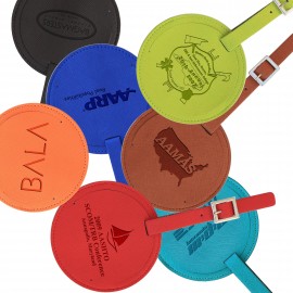 Custom Golfer's Luggage / Bag Tag (Blue)