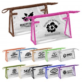 Personalized Portable Transparent PVC Cosmetic Bags
