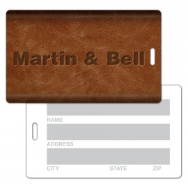 Custom Luggage Tag, Pleather
