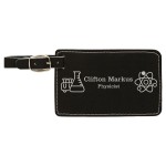 Custom Imprinted Laserable Leatherette Luggage Tag