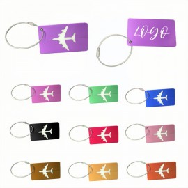 Customized Aluminum Alloy Suitcase Tags with Steel loops  Customized Aluminum Alloy Suitcase Tags with Steel loops
